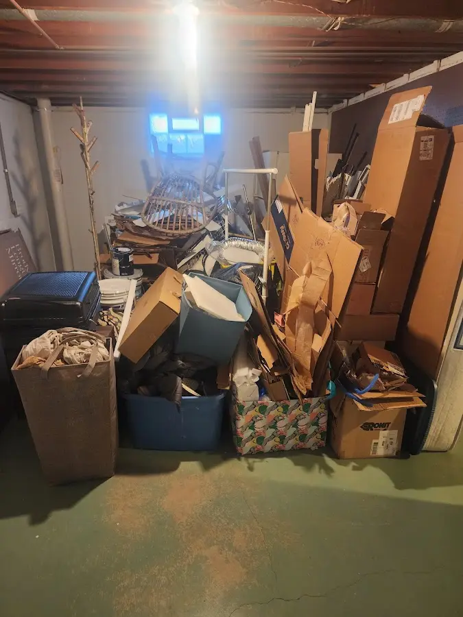 Roll-off dumpster container at job site for 2 Yard Dumpster Rental in Solana Beach